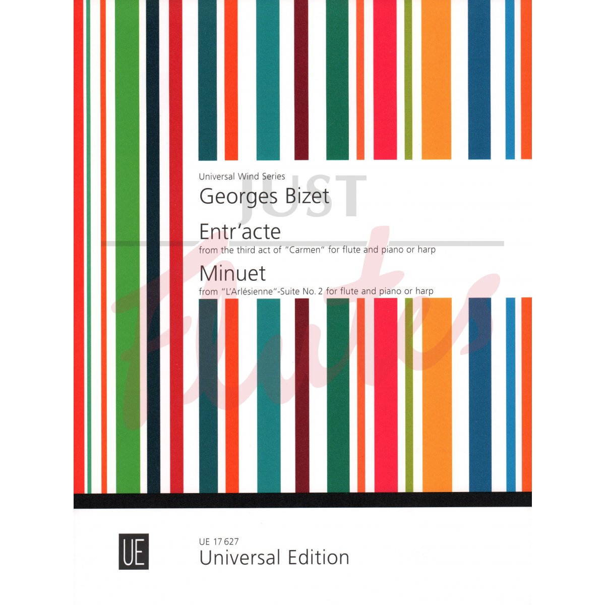 Entr&#039;acte from &quot;Carmen&quot;, and Minuet from &quot;L&#039;Arlésienne&quot; Suite No. 2 for Flute and Piano/Harp