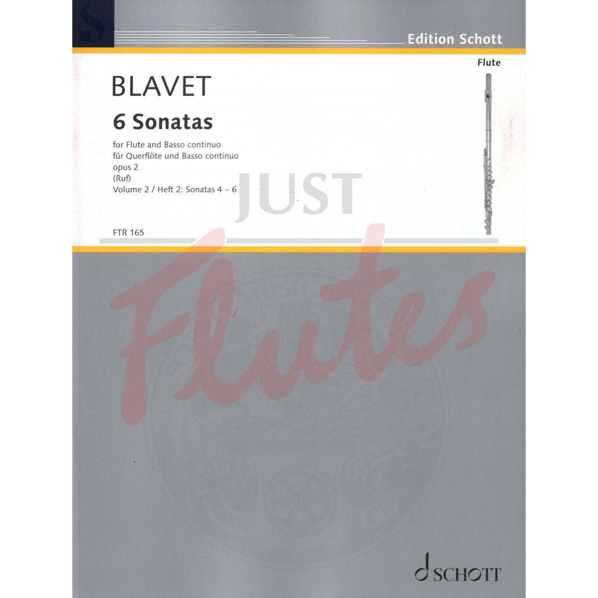 6 Sonatas for Flute and Basso Continuo