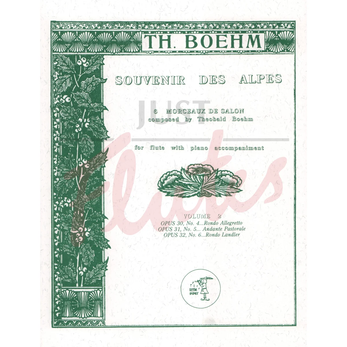 Souvenir des Alpes for Flute and Piano
