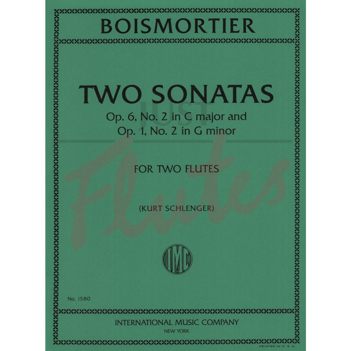 Two Sonatas for Two Flutes 