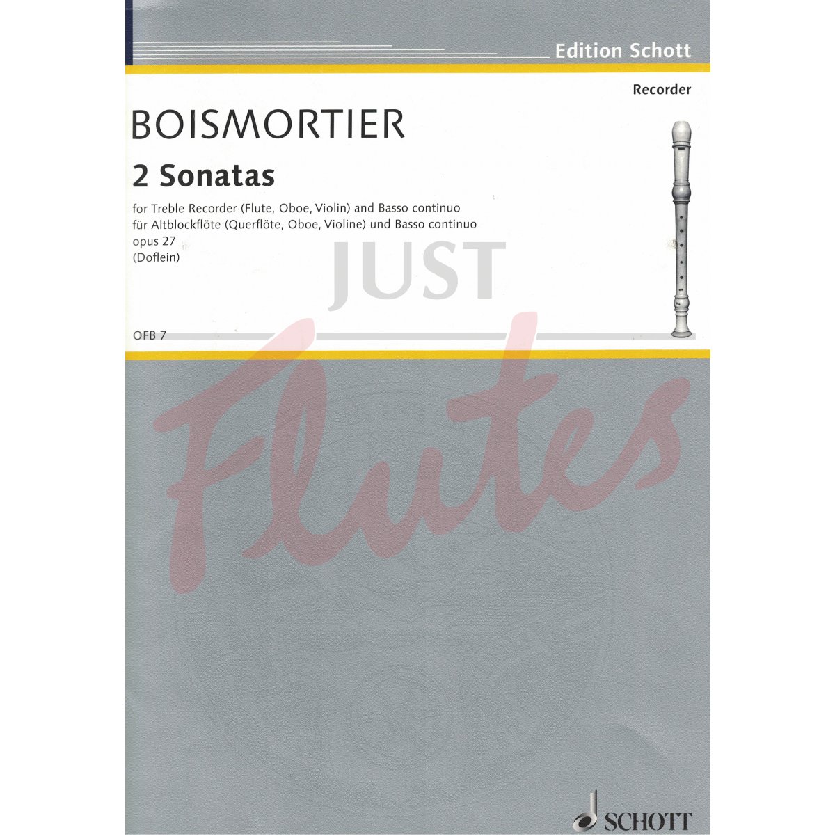 Two Sonatas for Flute and Basso Continuo