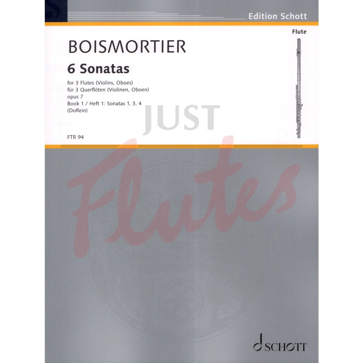 6 Sonatas for Three Flutes, Volume 1
