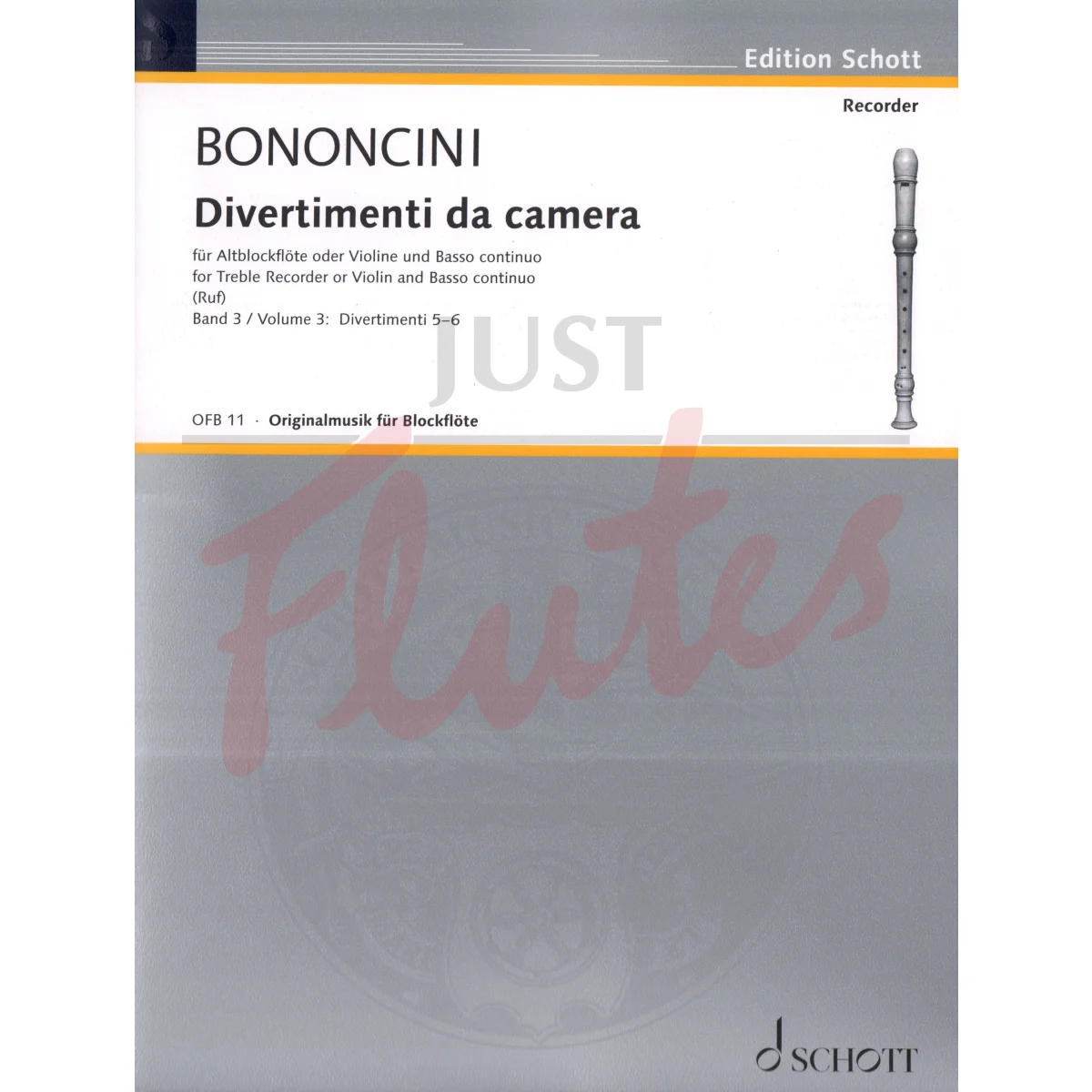 Divertimenti da Camera for Flute/Treble Recorder/Violin and Basso Continuo