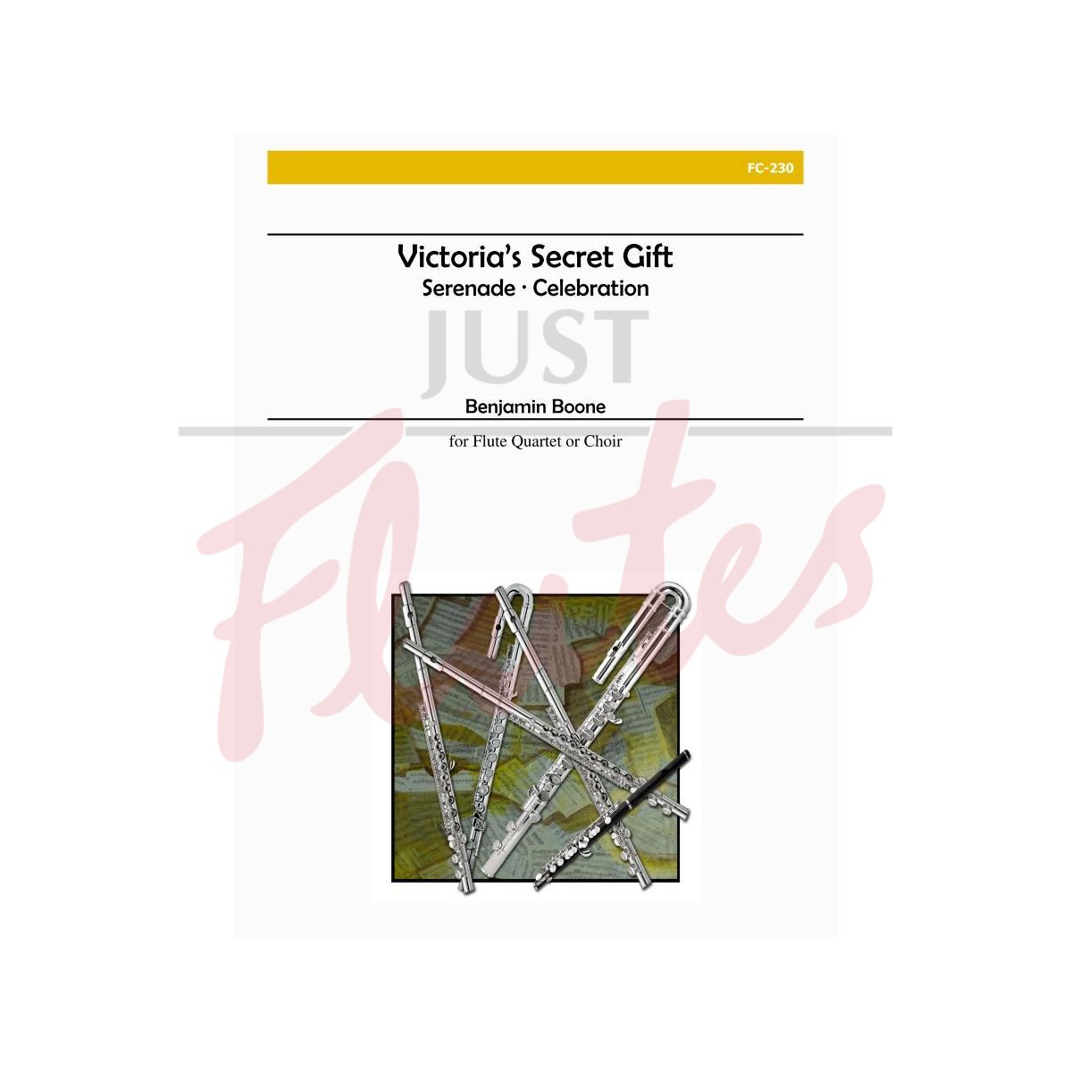 Victoria's Secret Gift for Flute Quartet or Flute Choir