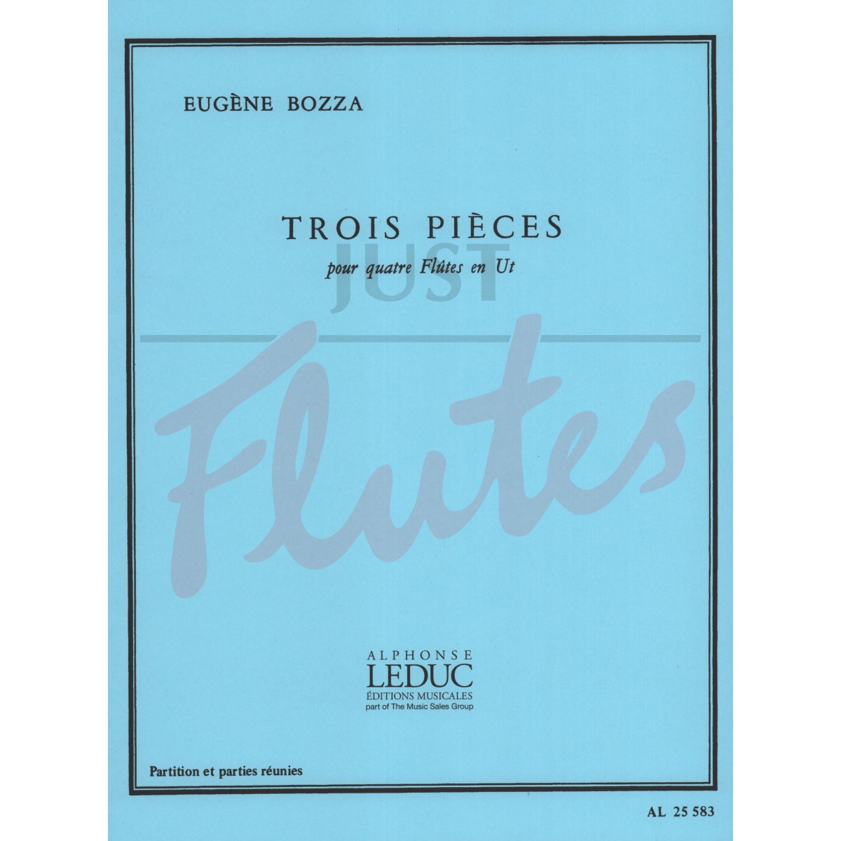 Trois Pièces for Four Flutes