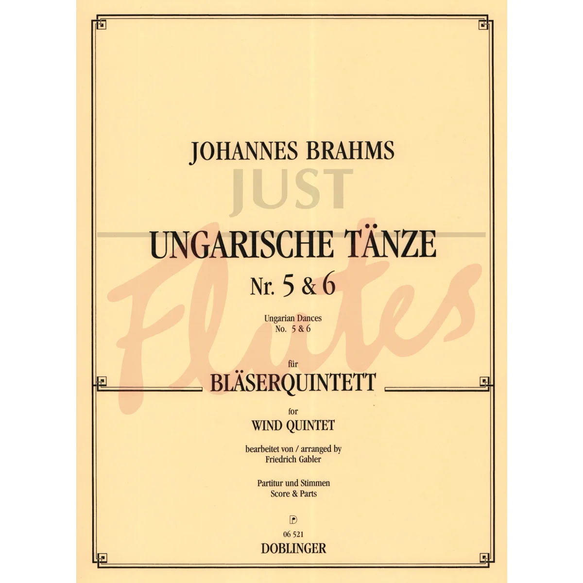 Hungarian Dances No. 5 and 6 for Wind Quintet