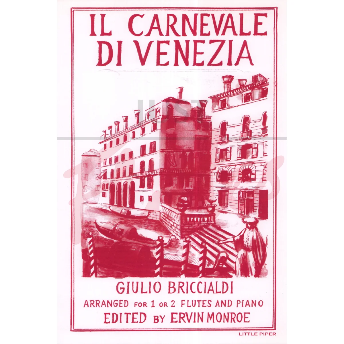 Carnival of Venice for One or Two Flutes and Piano