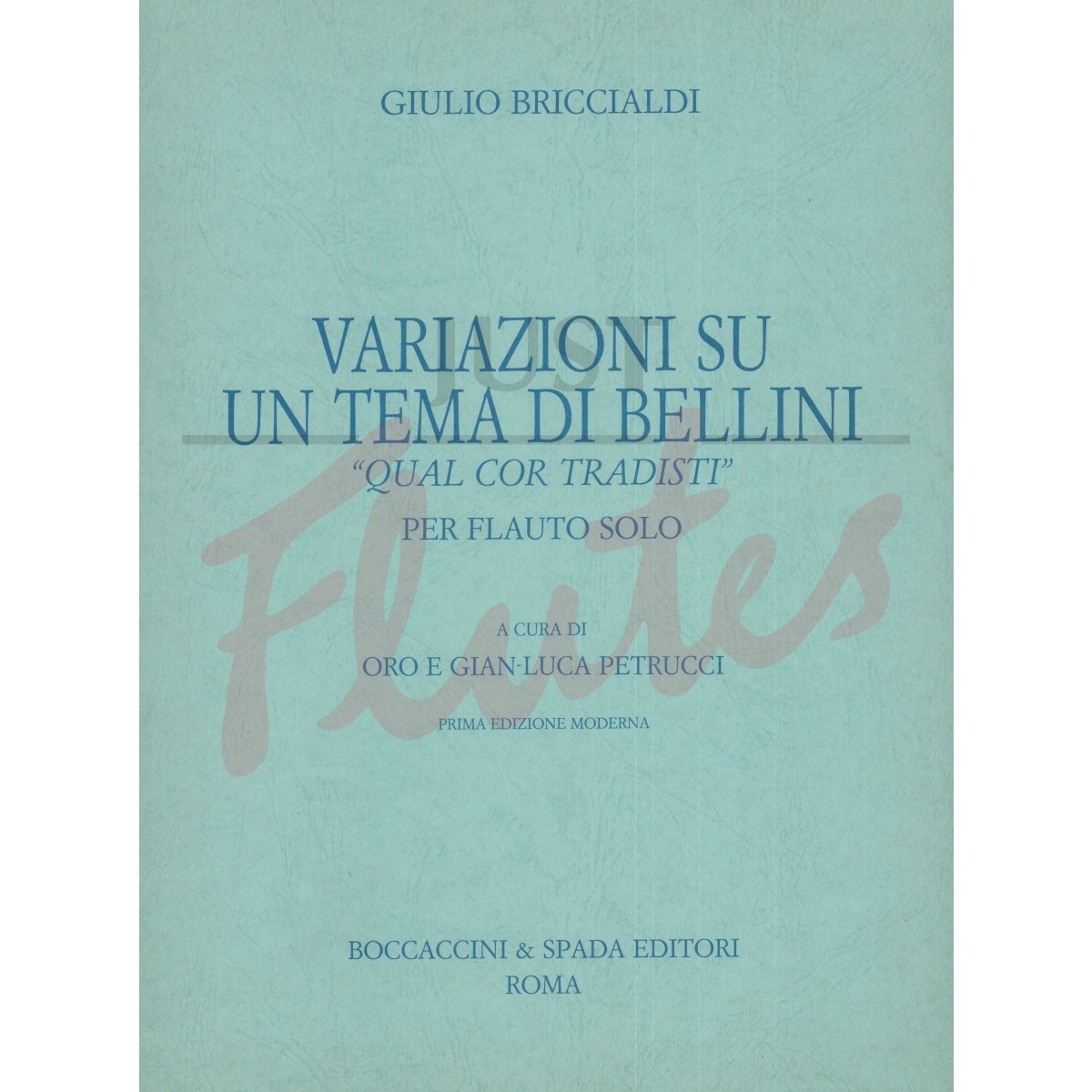 Variations On A Theme Of Bellini for Solo Flute
