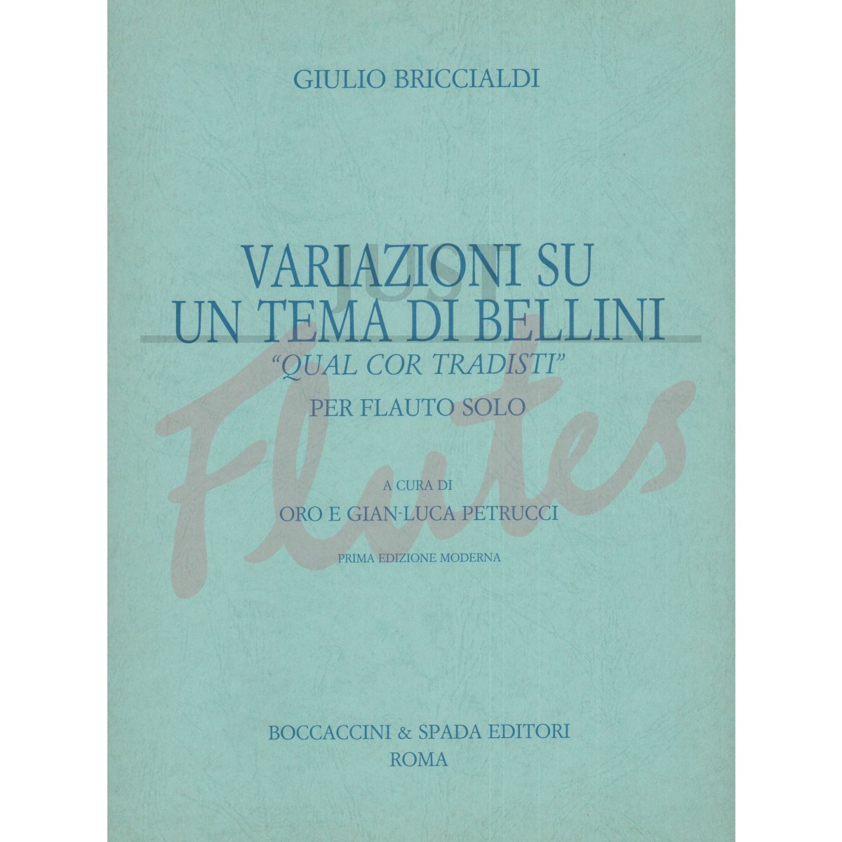 Variations an a Theme of Bellini for Solo Flute