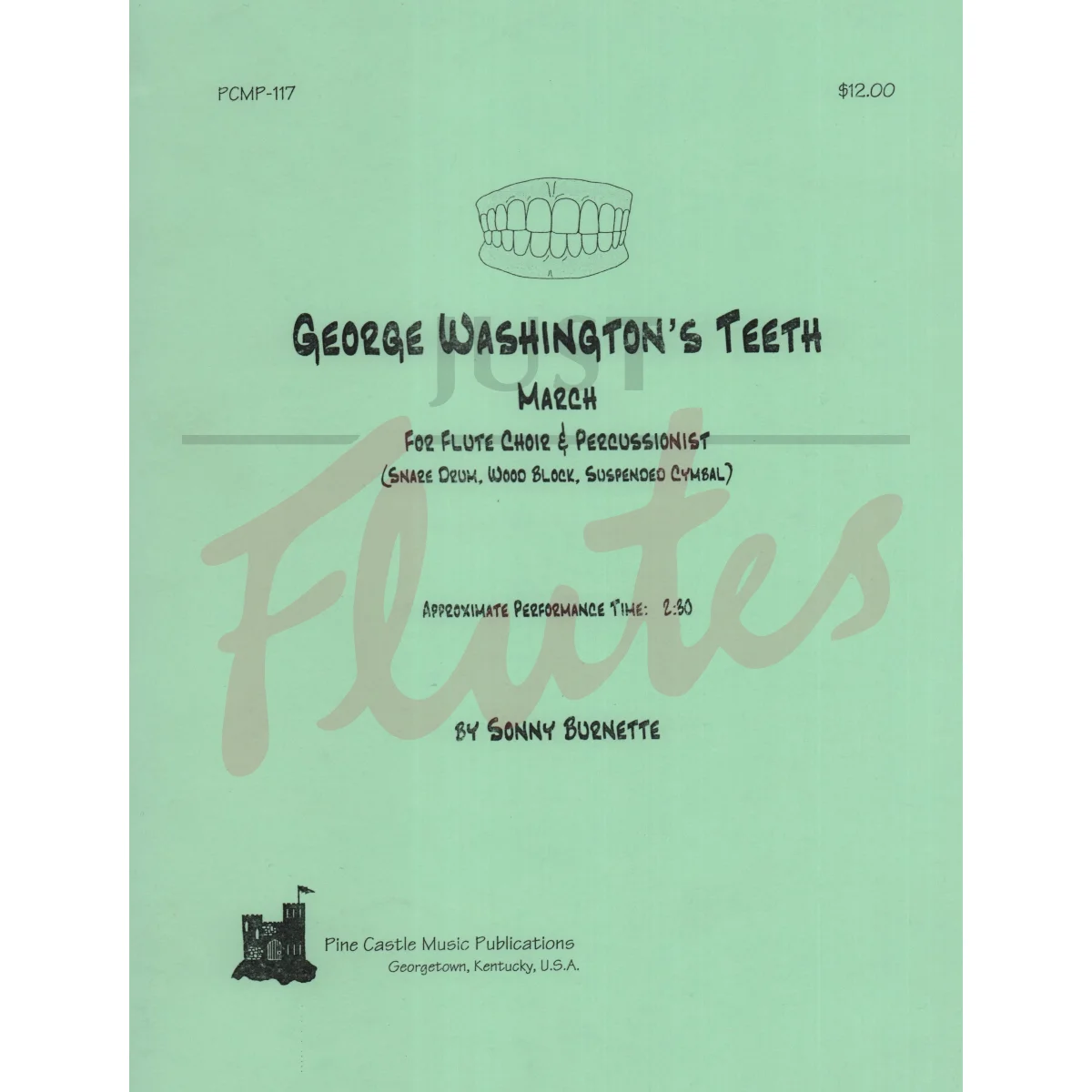 George Washington&#039;s Teeth for Flute Choir and Percussionist