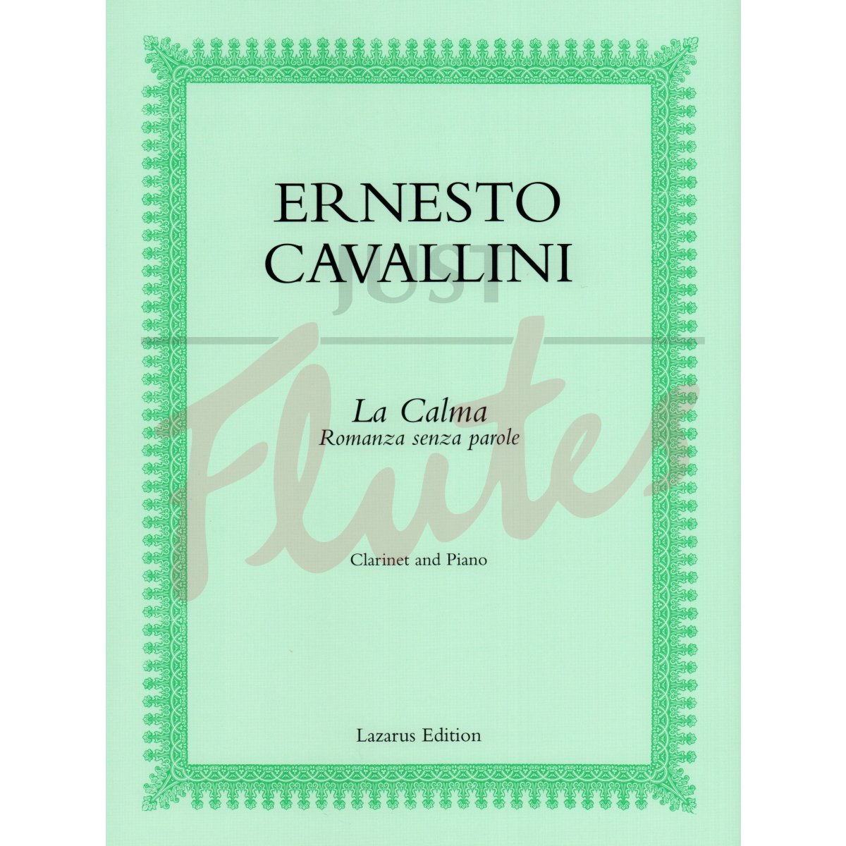 La Calma (Romanza senze parole) for Clarinet and Piano