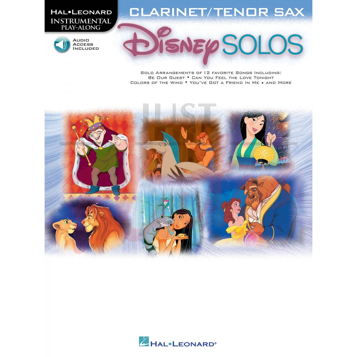 Disney Solos Play-Along for Clarinet/Tenor Sax