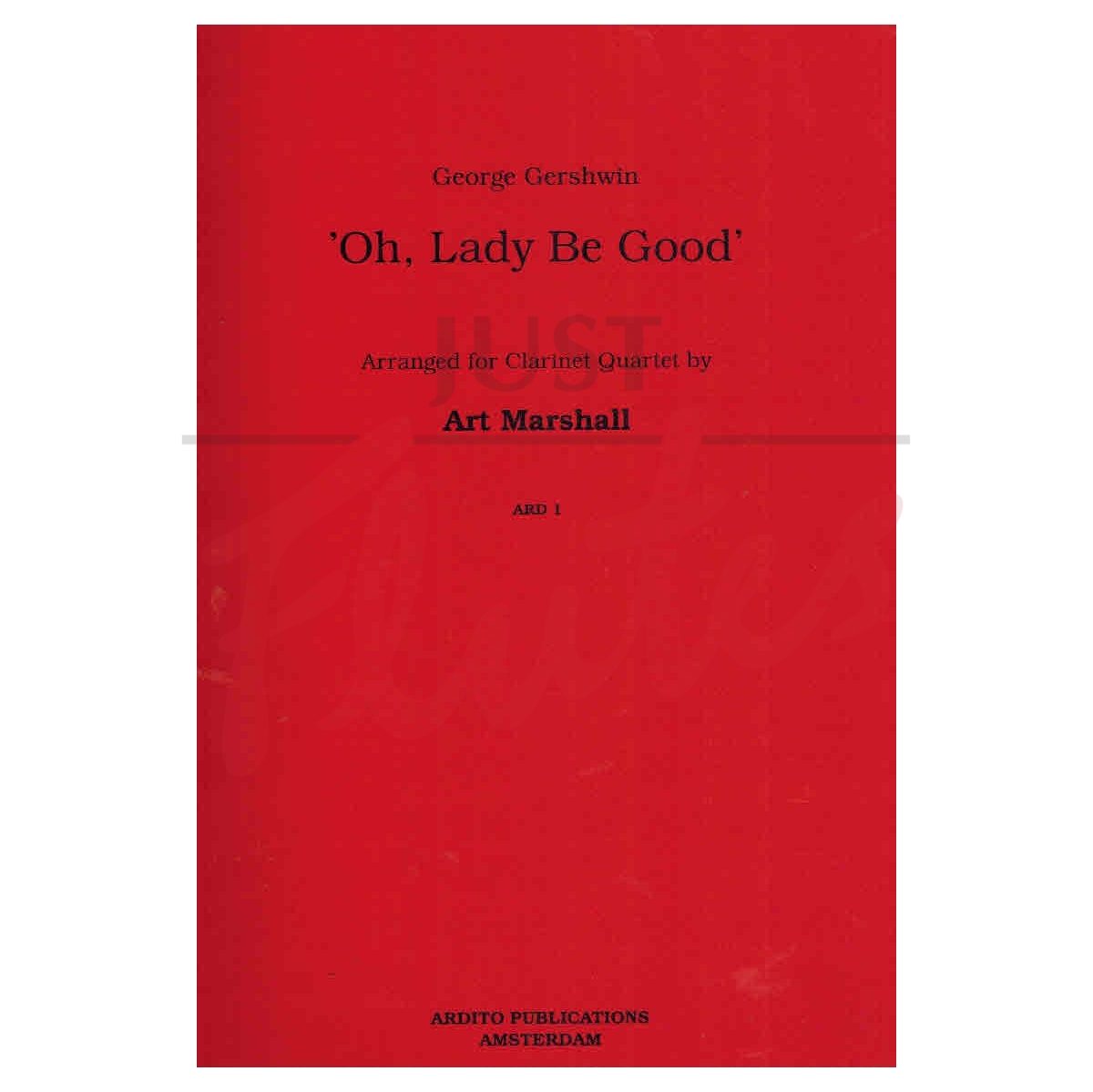 Oh, Lady be Good! for Clarinet Quartet