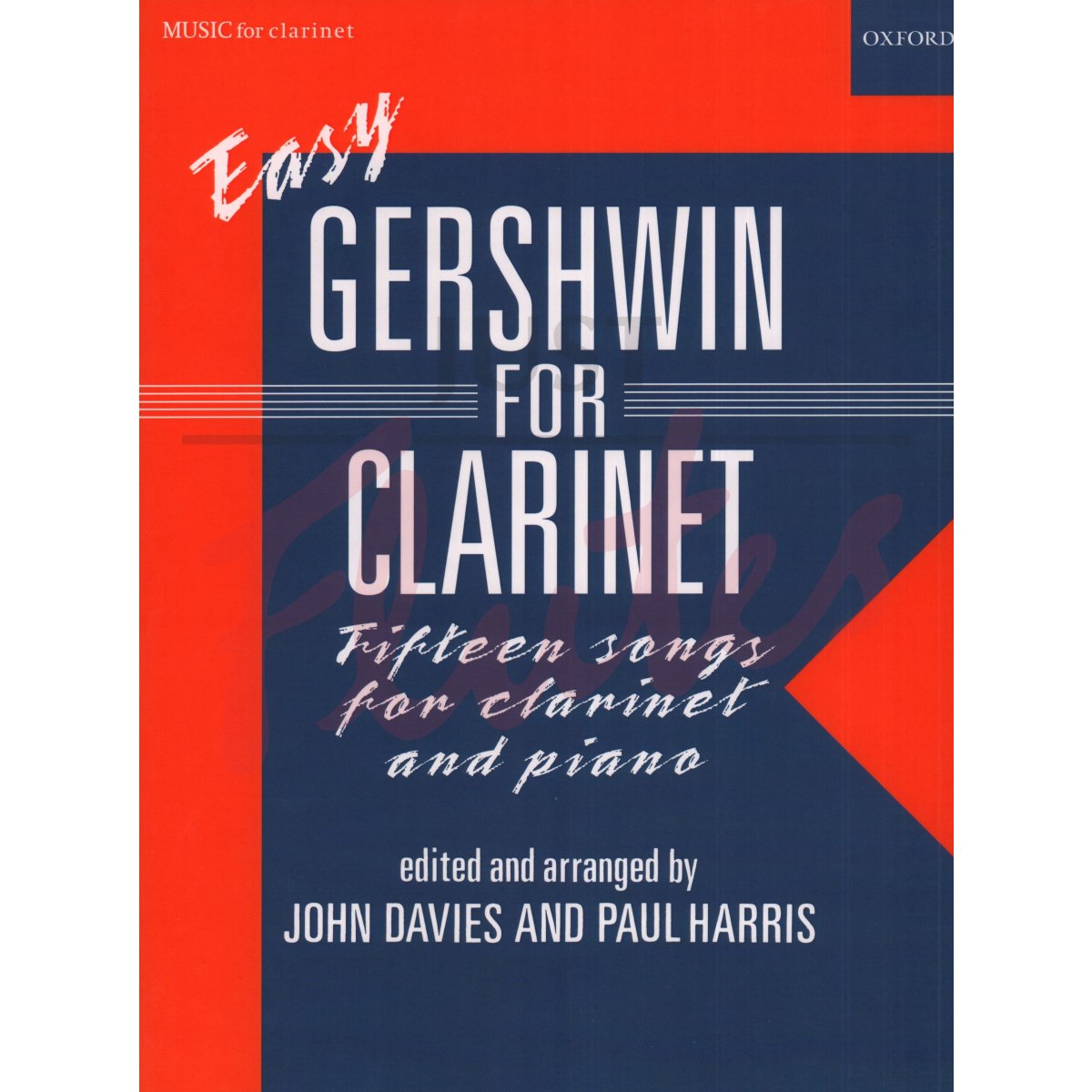 Easy Gershwin for Clarinet and Piano