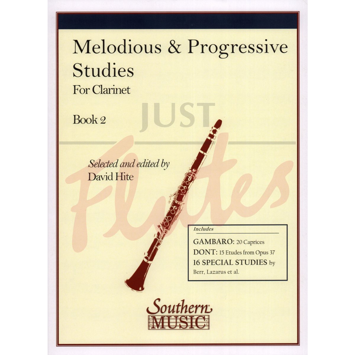 Melodious &amp; Progressive Studies for Clarinet, Book 2
