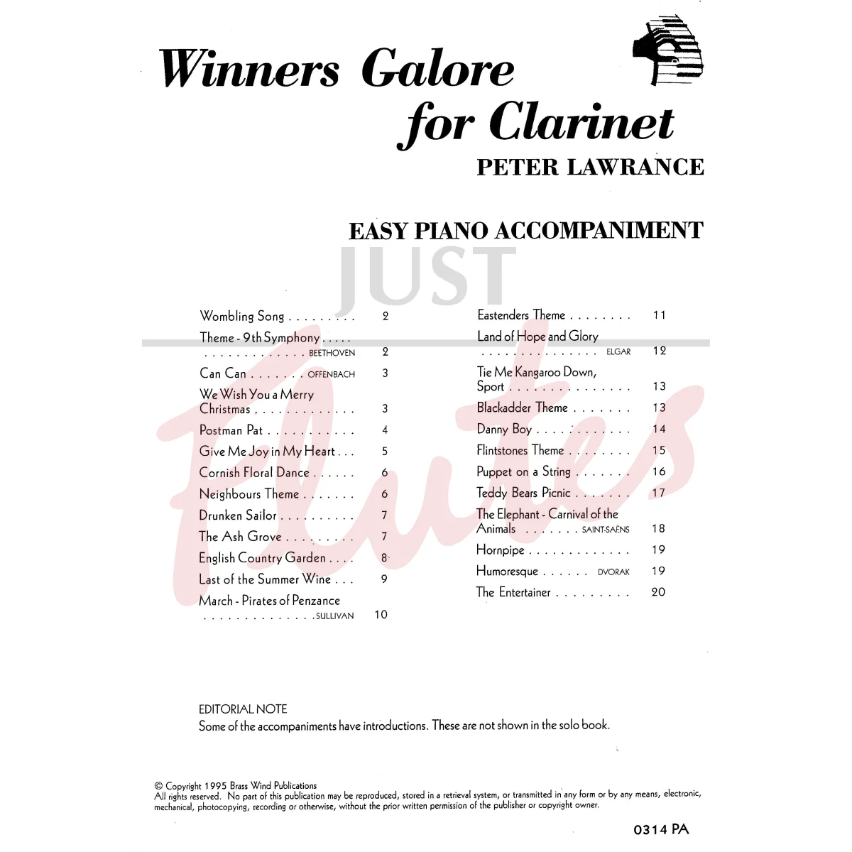 Winners Galore for Clarinet [Piano Accompaniment]