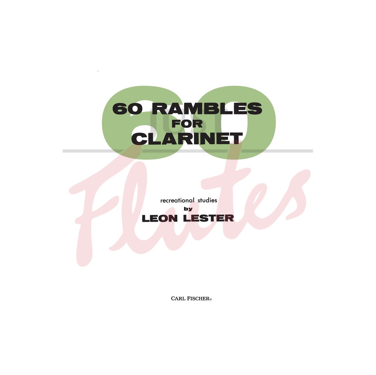 60 Rambles for Clarinet - Recreational Studies