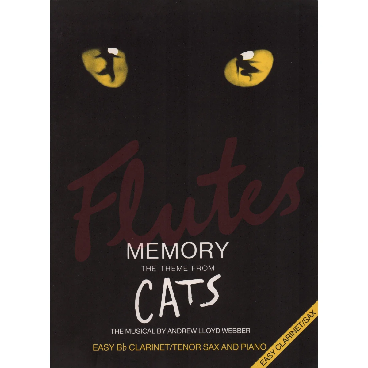 Memory from Cats the musical for Clarinet or Tenor Sax and Piano