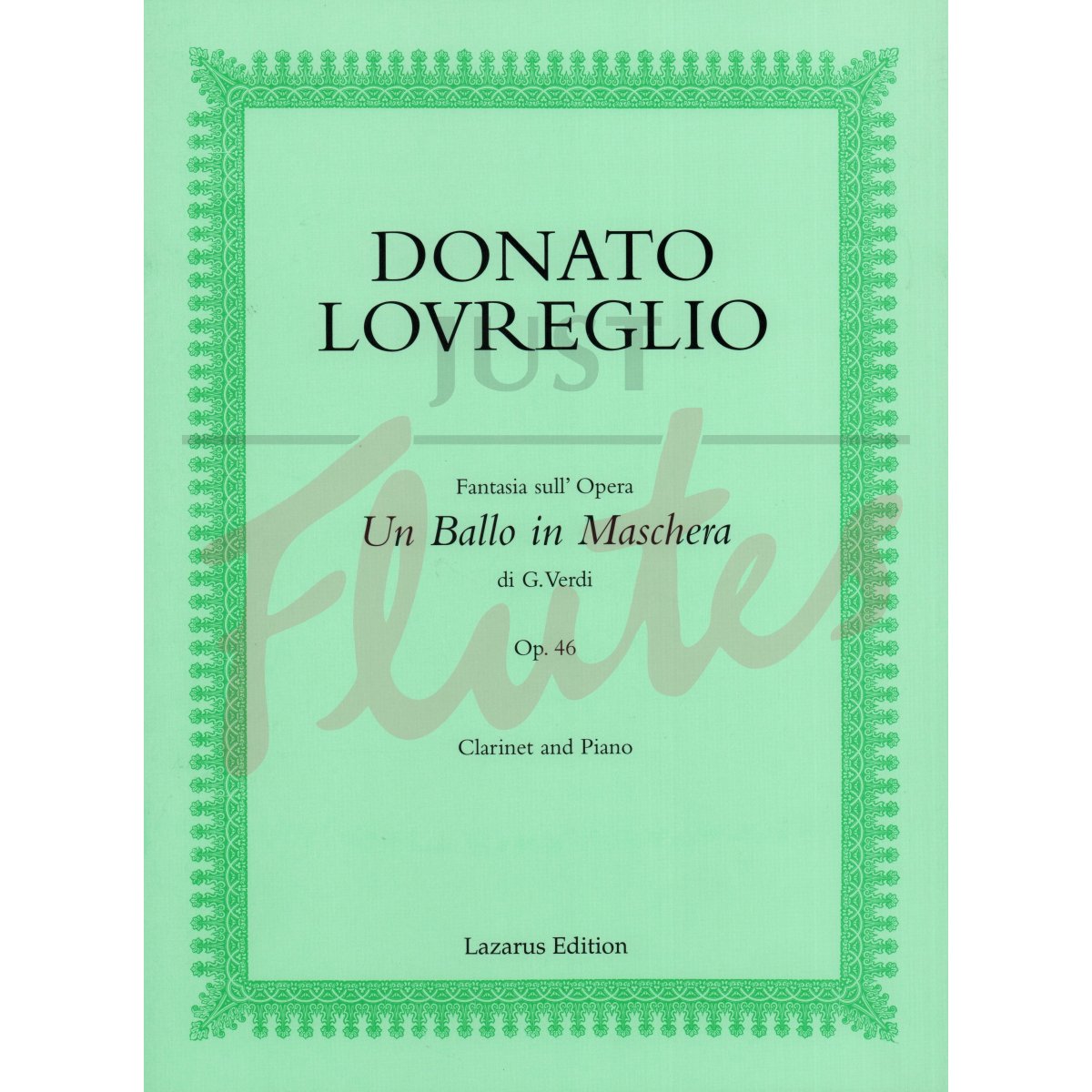 Fantasia on the Opera Un Ballo in Maschera by Verdi