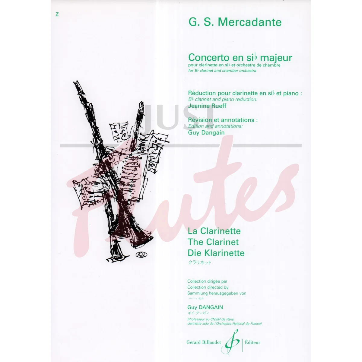 Concerto in B flat major for Clarinet and Piano
