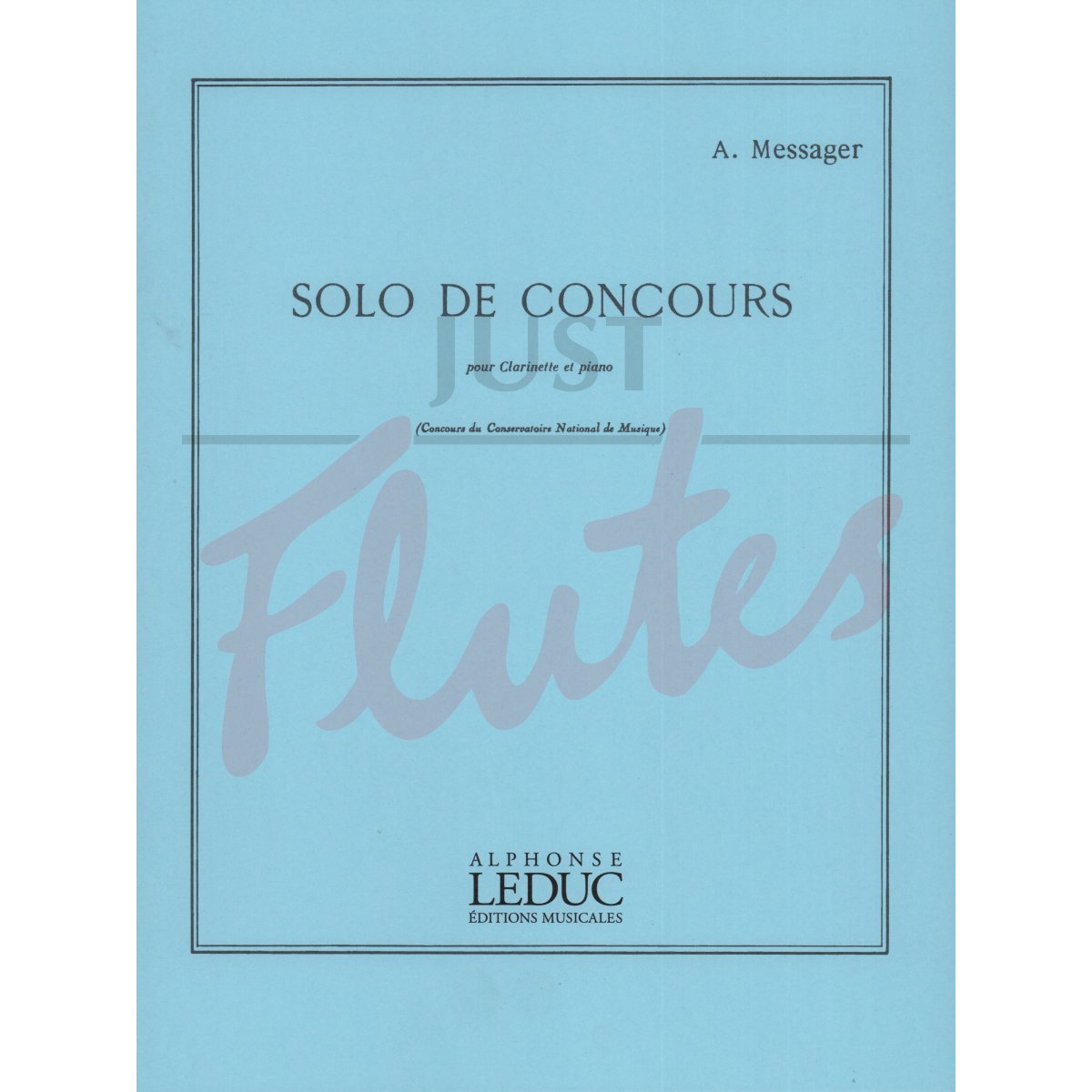 Solo de Concours for Clarinet and Piano