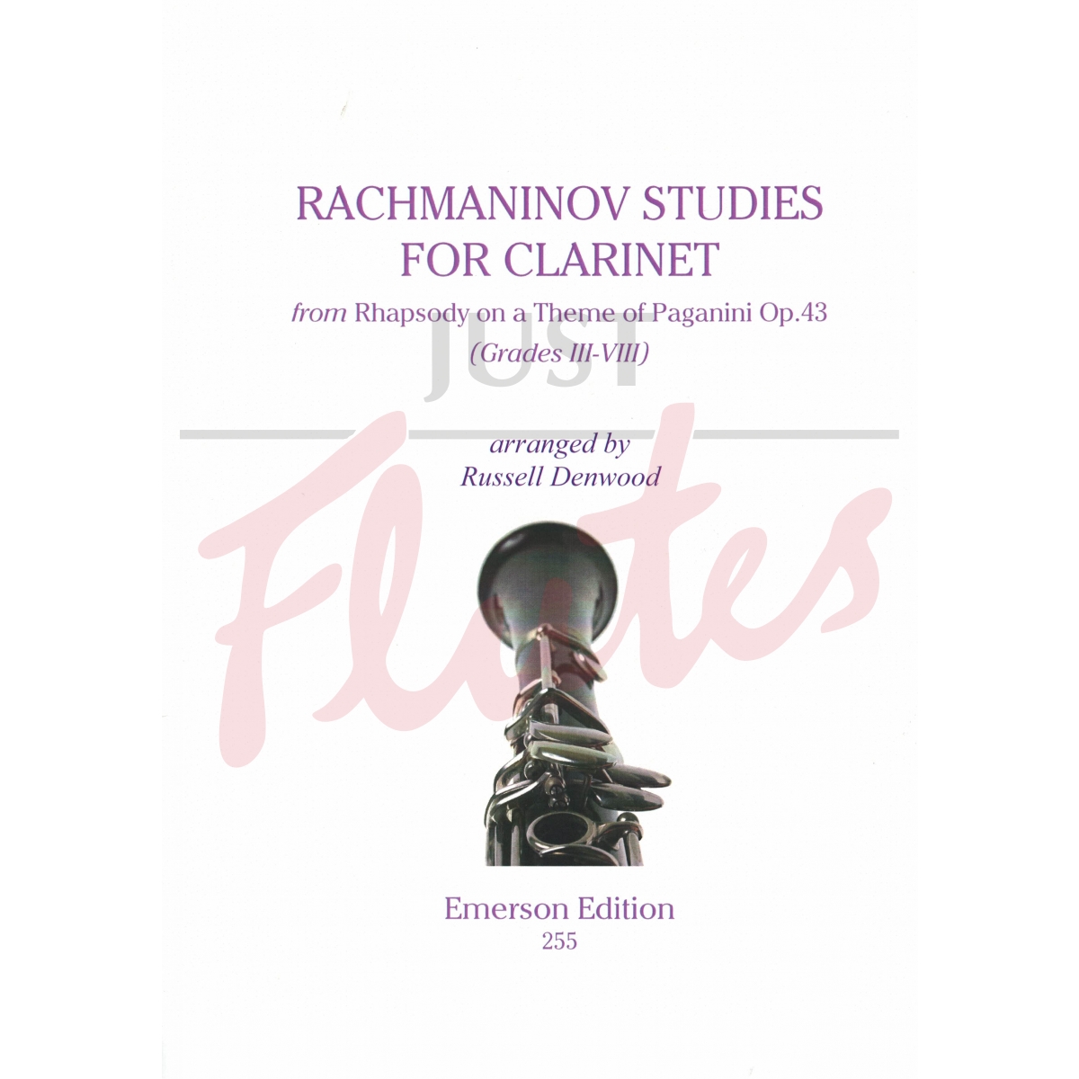 Rachmaninov Studies for Clarinet