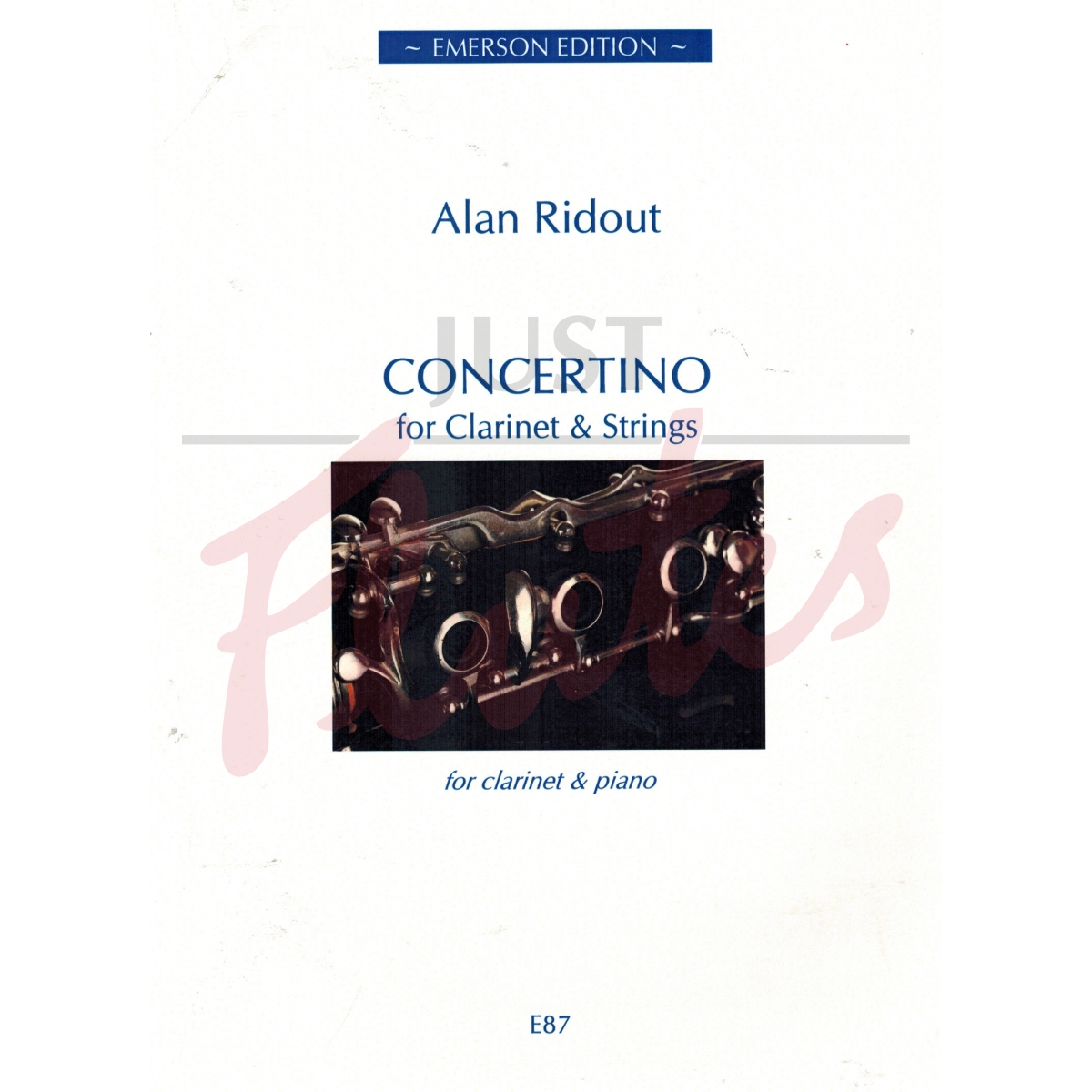 Concertino arranged for Clarinet and Piano