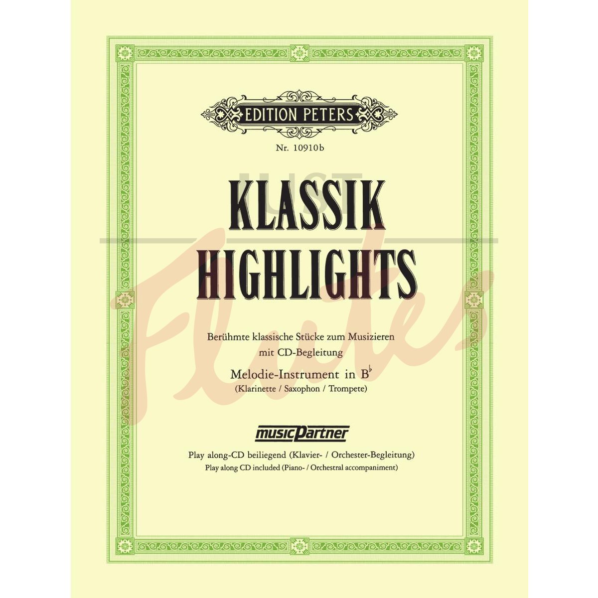 Classic Highlights for Clarinet/Bb Instruments