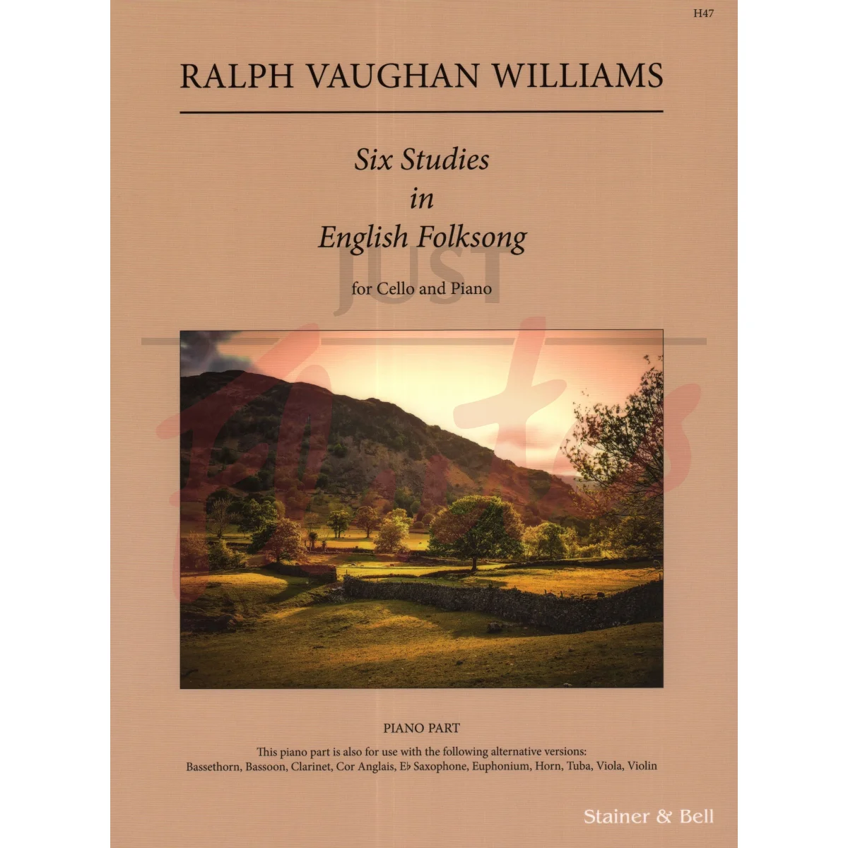 Six Studies in English FolkSong - Piano Accompaniment part