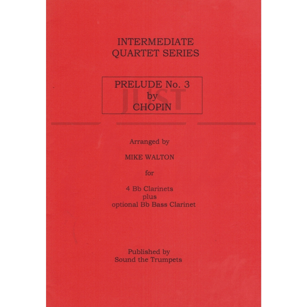 Prelude No 3 (Clarinet Quartet)
