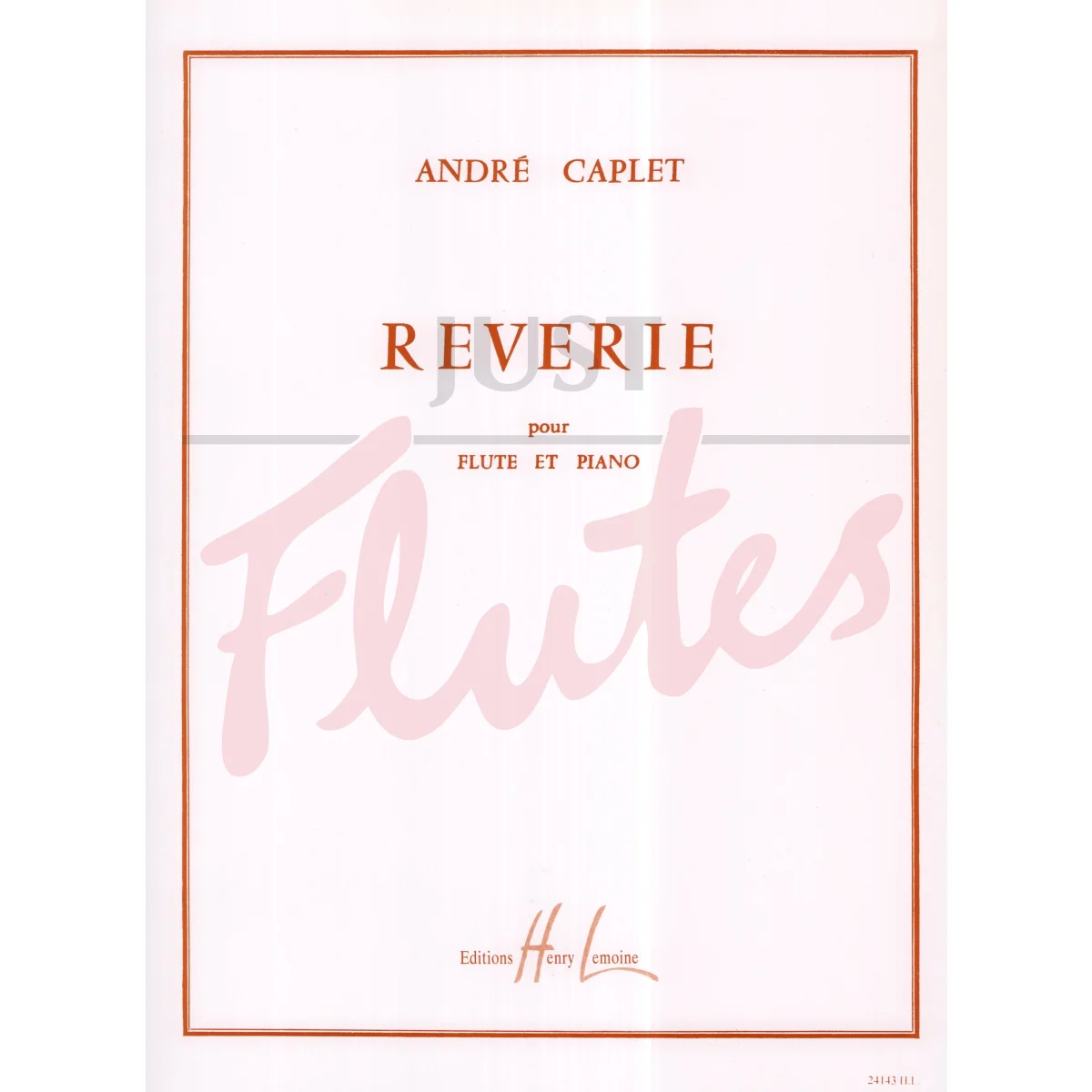 Rêverie for Flute and Piano