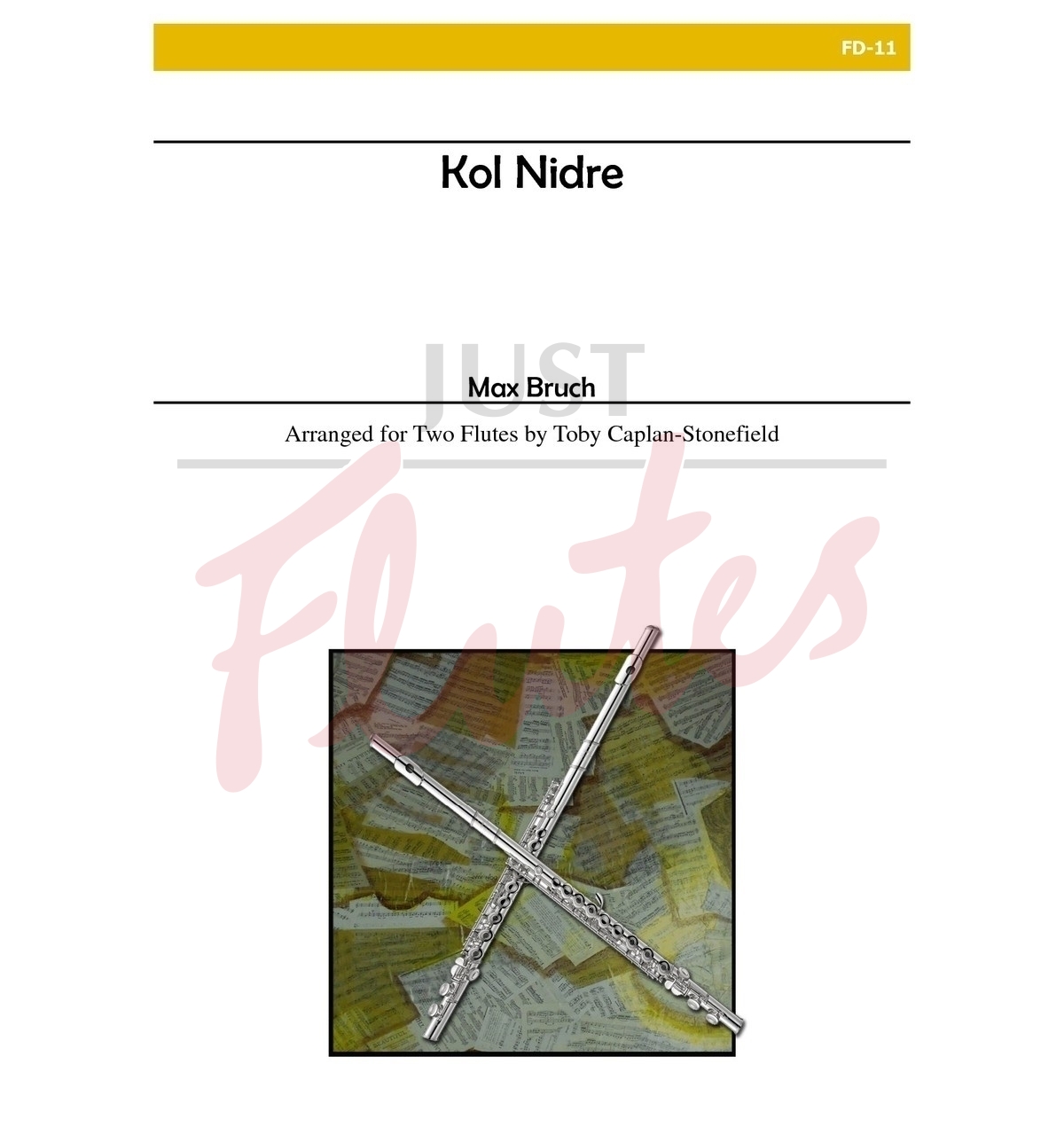 Kol Nidre for Two Flutes or Flute and Alto Flute