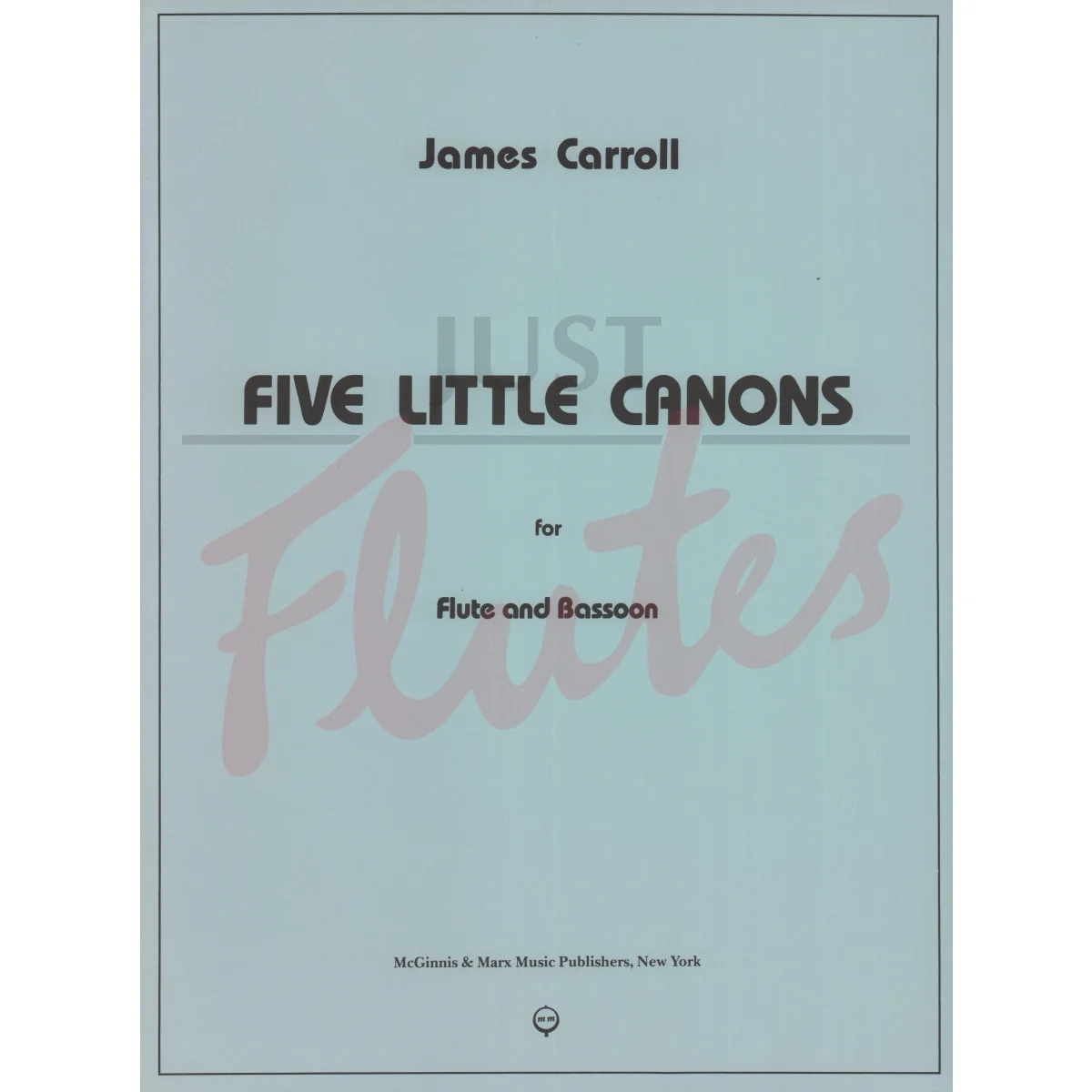 5 Little Canons for Flute and Bassoon