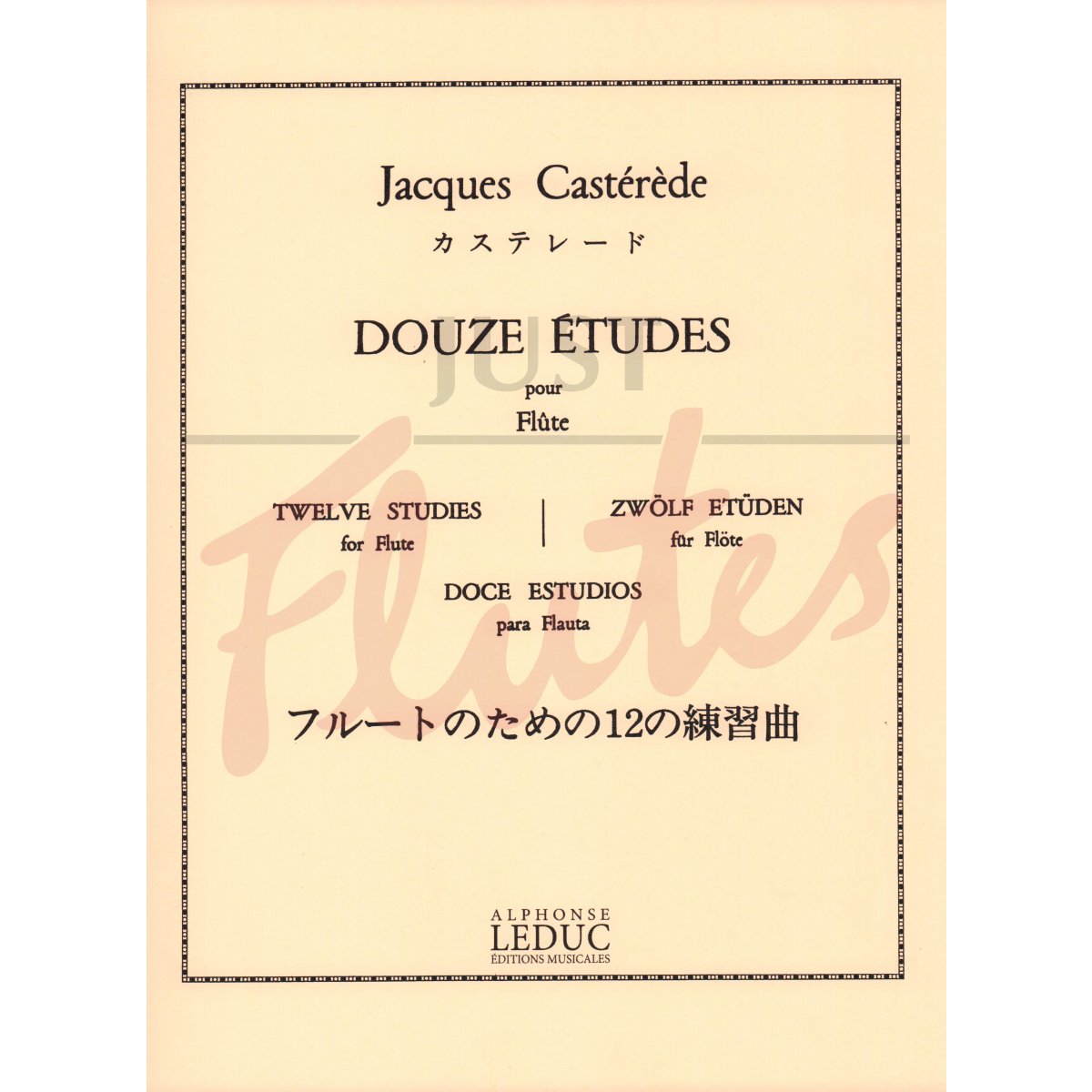 Twelve Studies for Flute