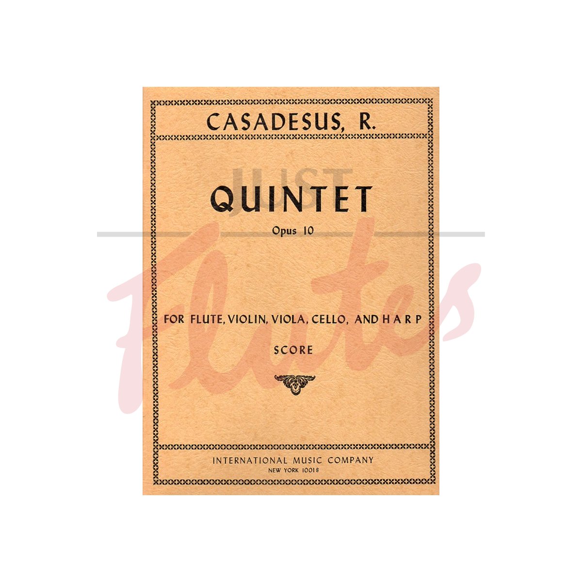 Quintet for Flute, Harp and String Trio