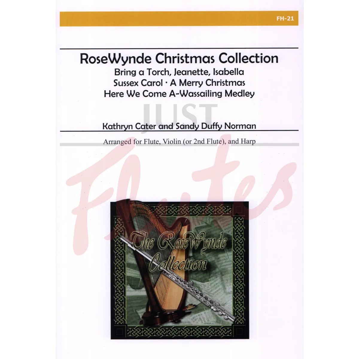 RoseWynde Christmas Collection for Flute. Violin/2nd Flute and Harp