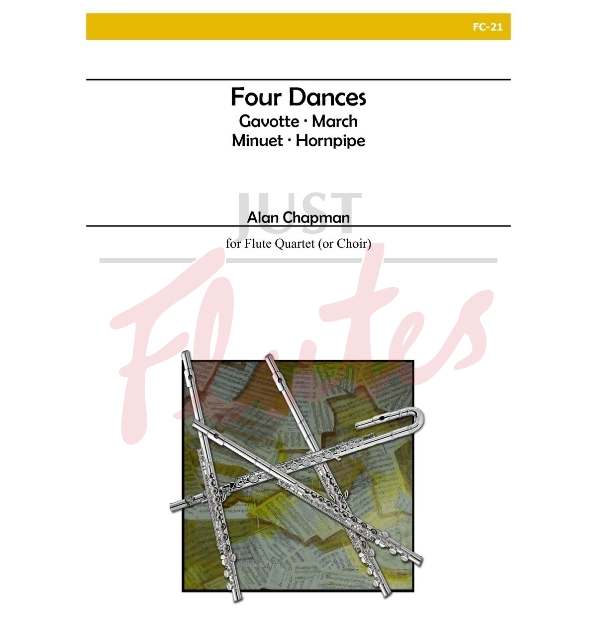 Four Dances for Flute Quartet/Choir