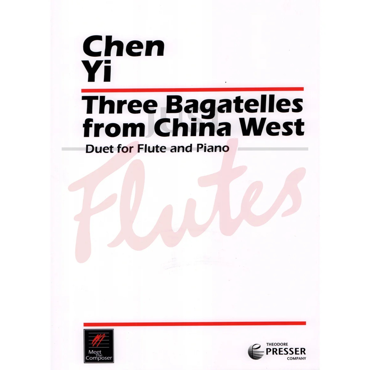 Three Bagatelles from China West for Flute and Piano