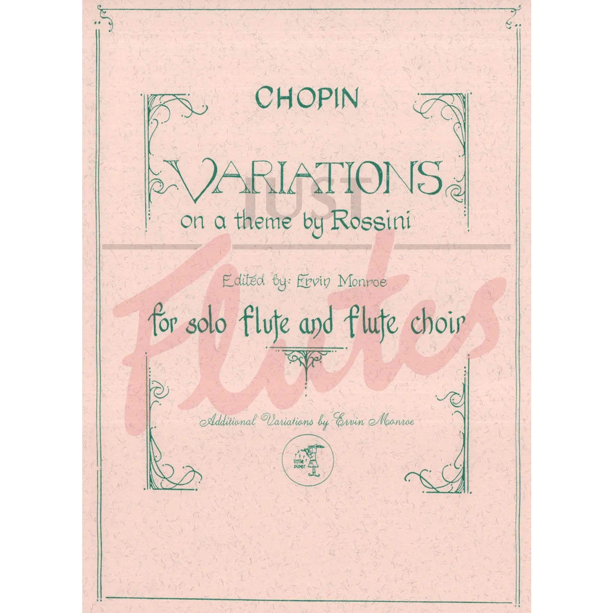 Variations on a Theme by Rossini for Solo Flute with Flute Choir