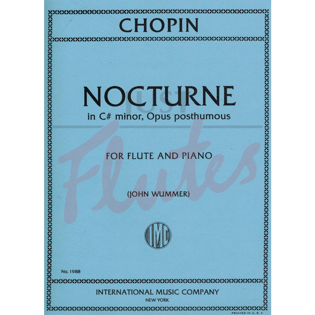 Nocturne in C# minor for Flute and Piano