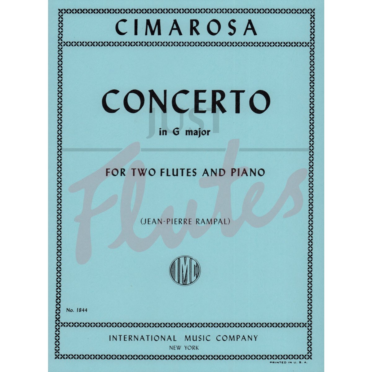 Concerto in G major for Two Flutes and Piano