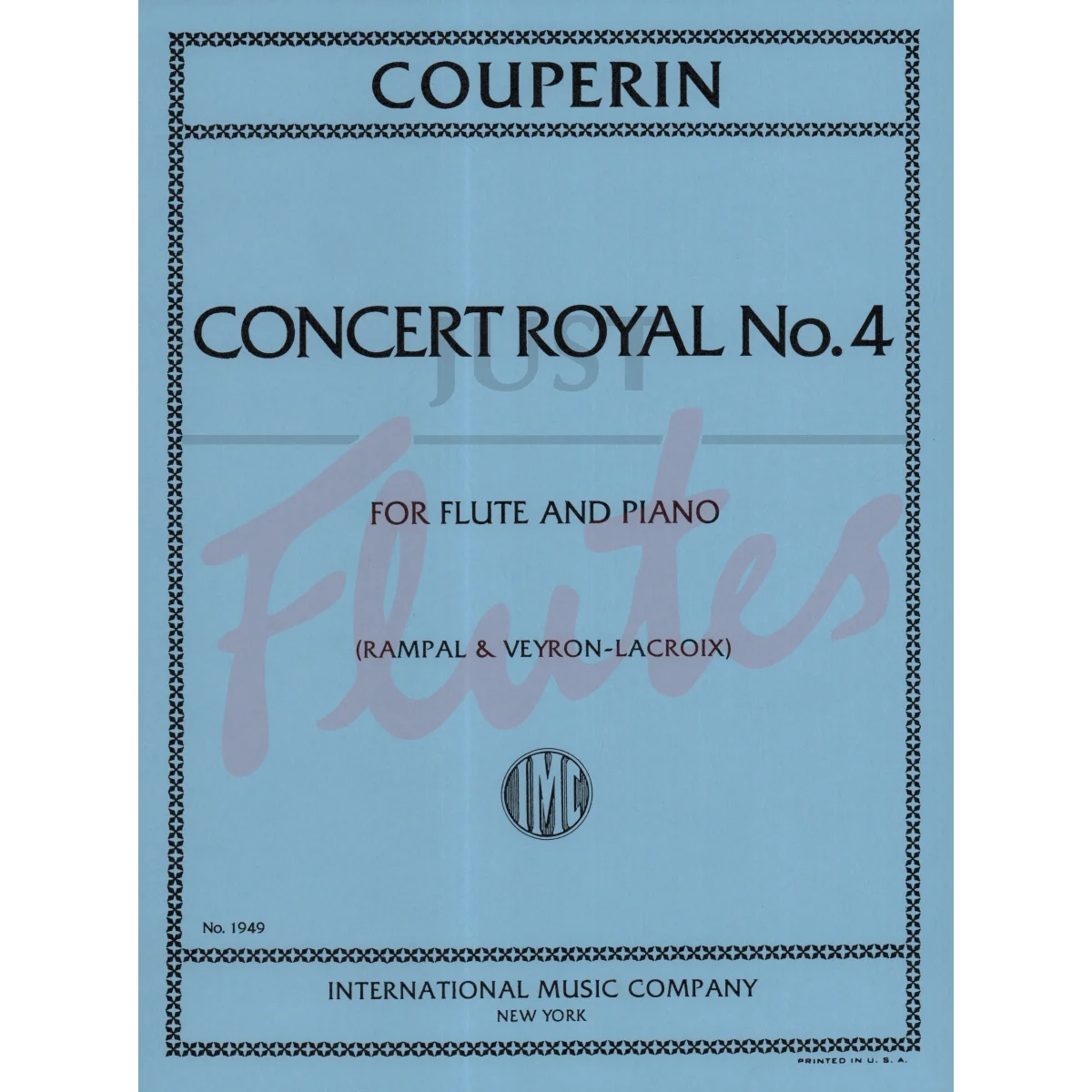 Concert Royale No. 4 for Flute and Piano