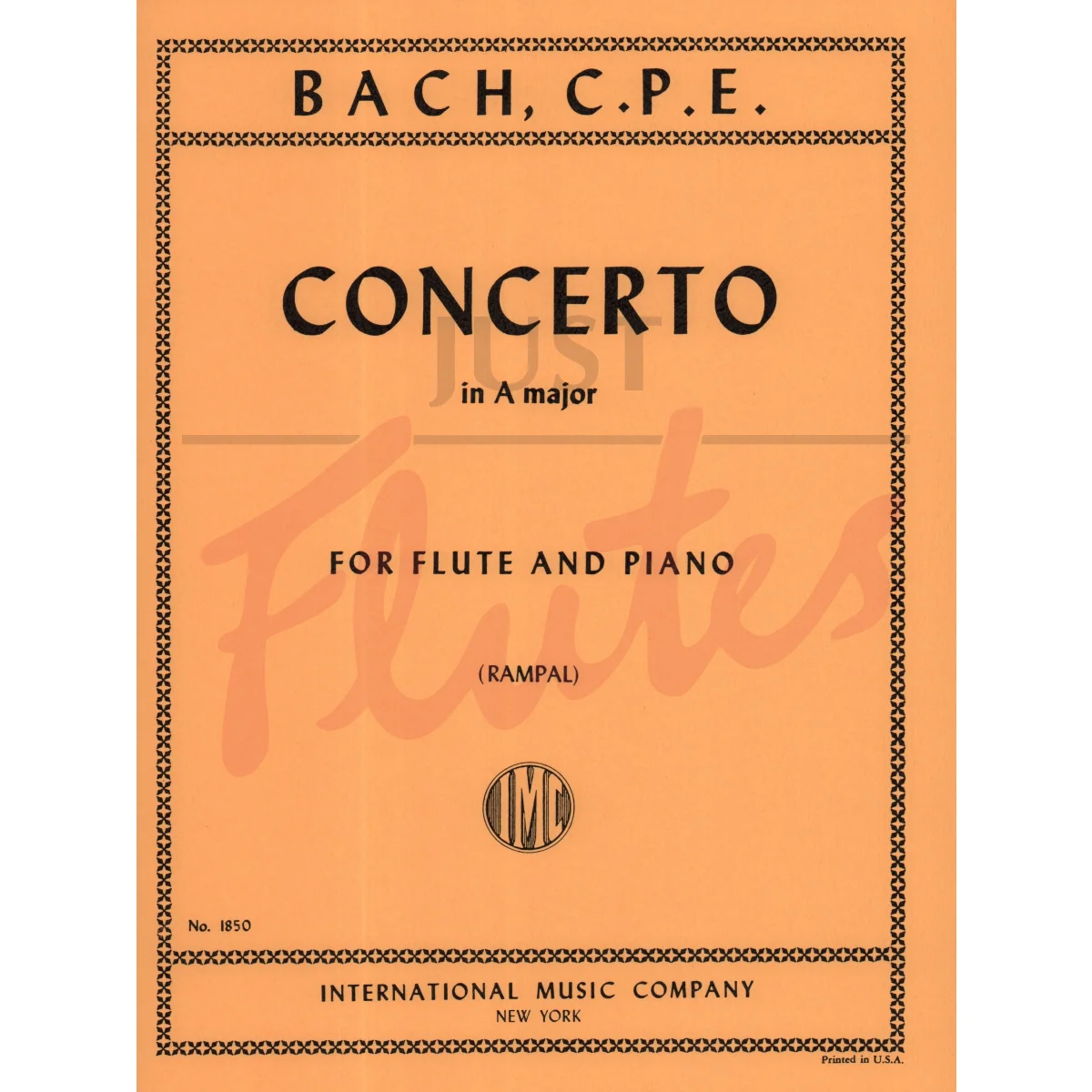Concerto in A major for Flute and Piano