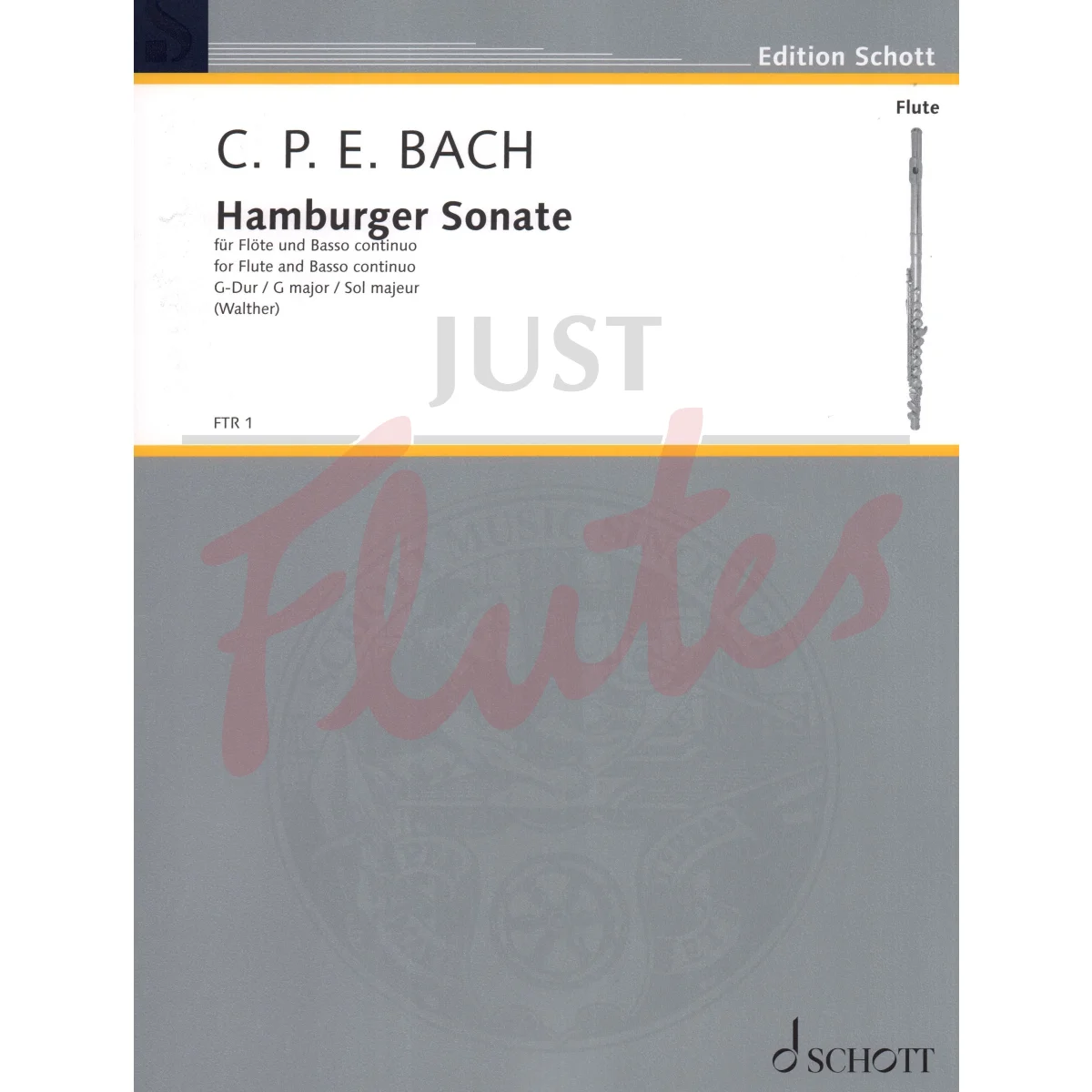 Sonata in G major, &#039;Hamburger&#039; for Flute and Continuo