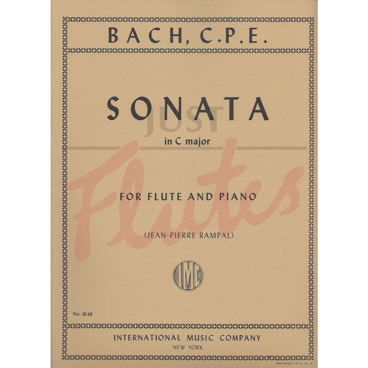 Sonata in C major for Flute and Piano