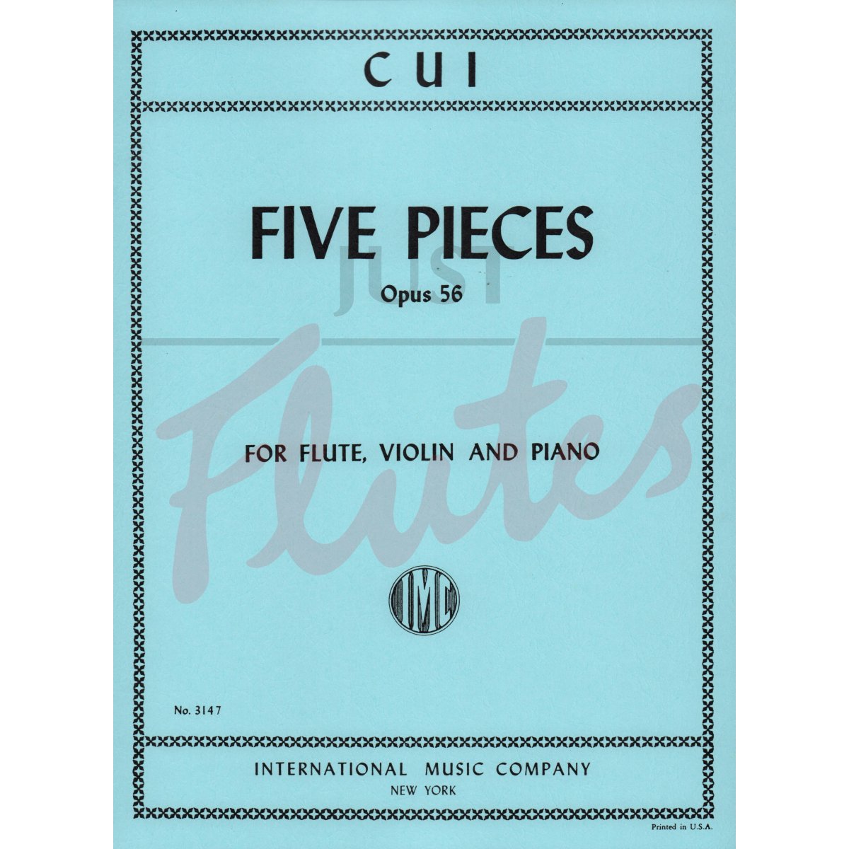 Five Pieces for Flute, Violin and Piano