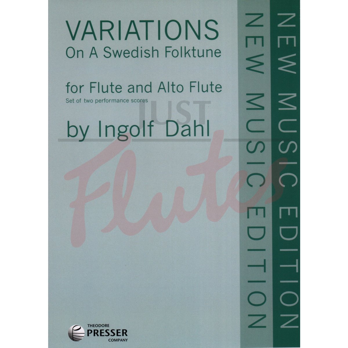 Variations on a Swedish Folktune for Flute and Alto Flute