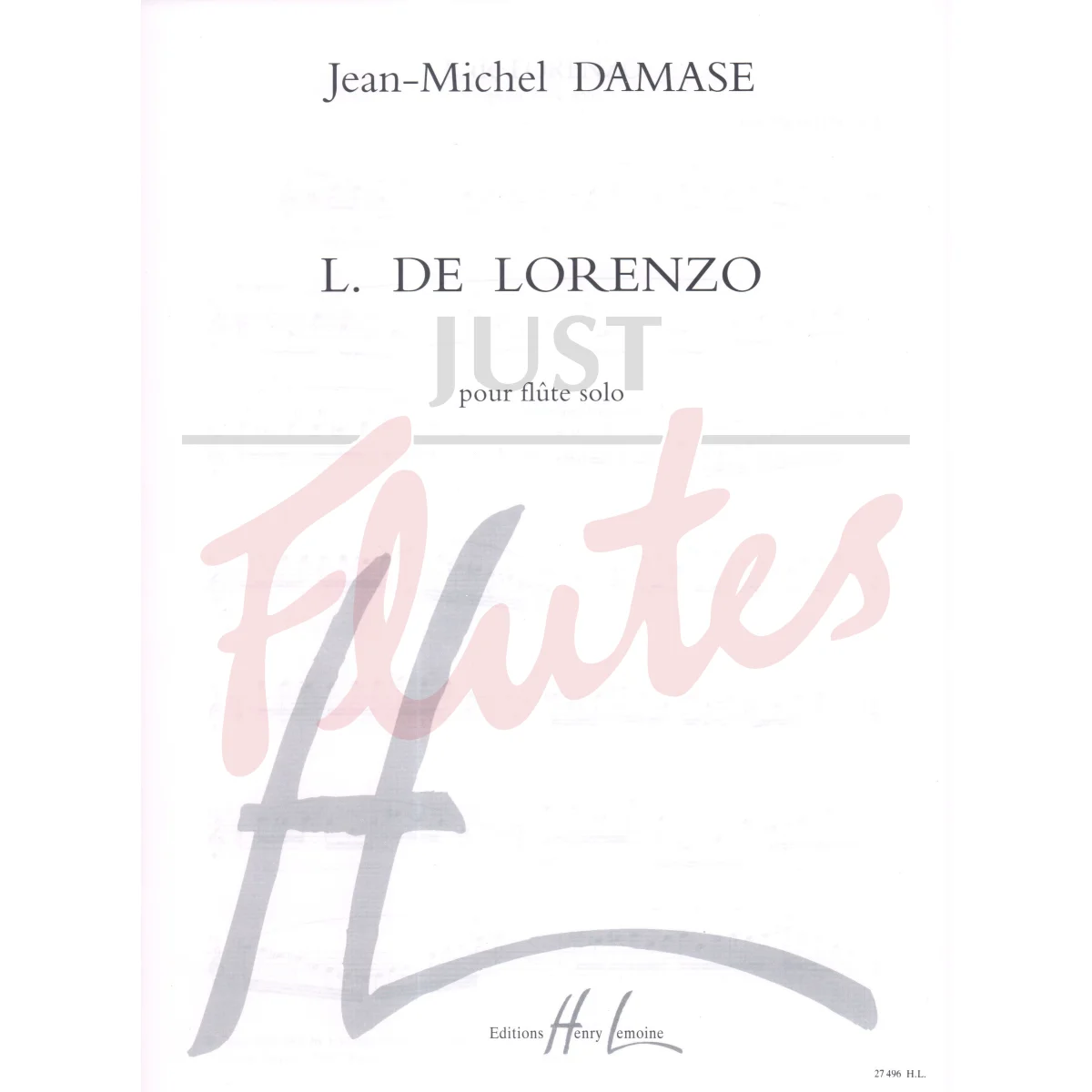 L. de Lorenzo for Solo Flute