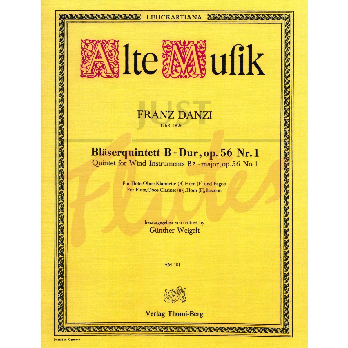 Wind Quintet in B flat major