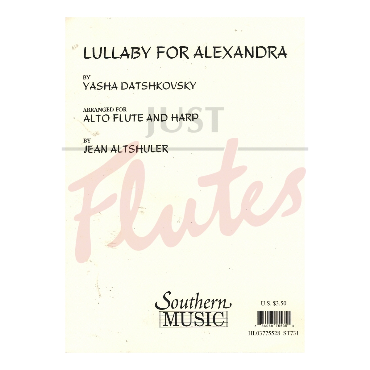 Lullaby for Alexandra [Alto Flute and Harp]
